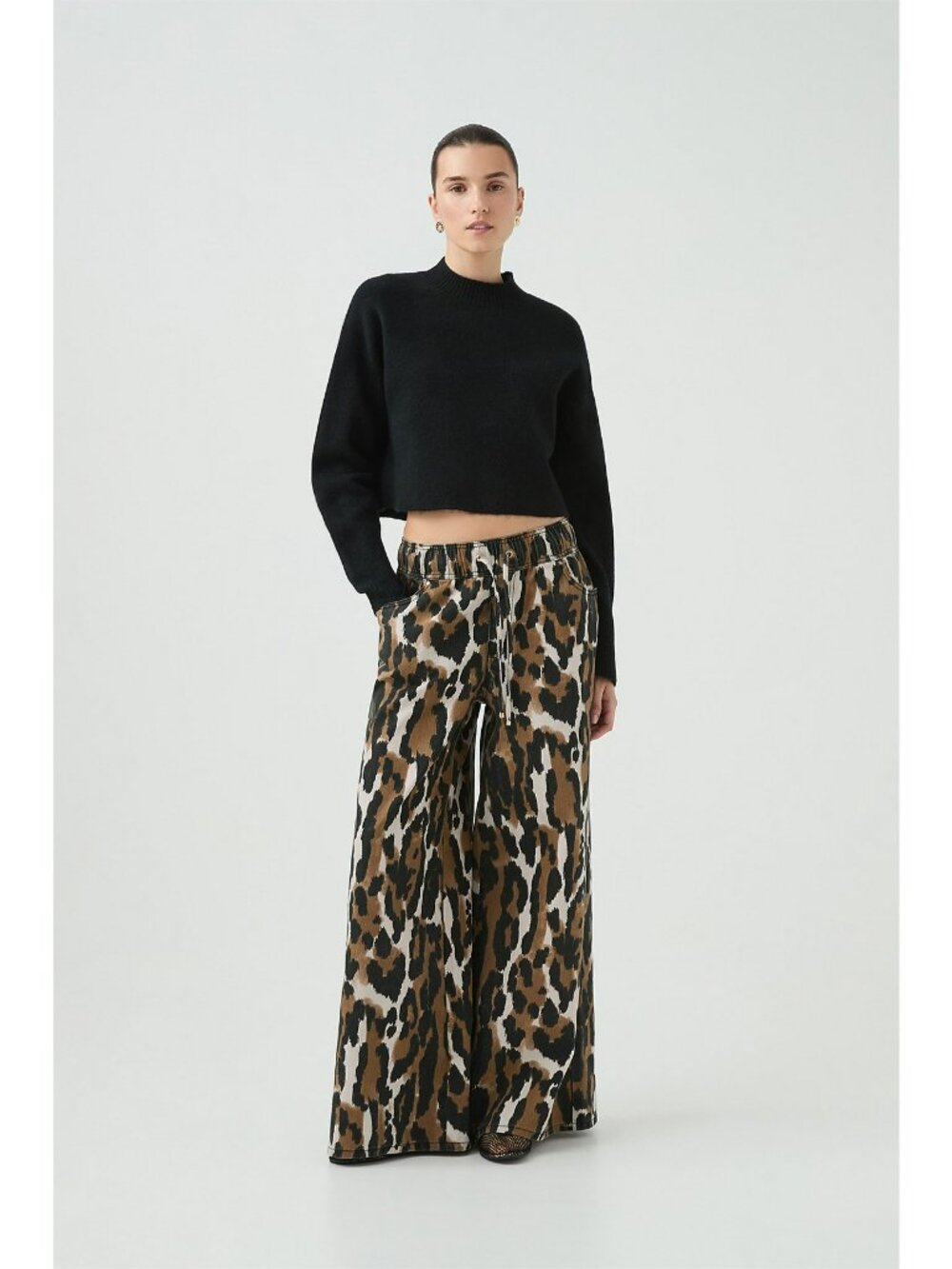 NEW! 199.00 AJE STUDIO SIENNA ANIMAL PRINT DENIM JEANS - Picture 11 of 11